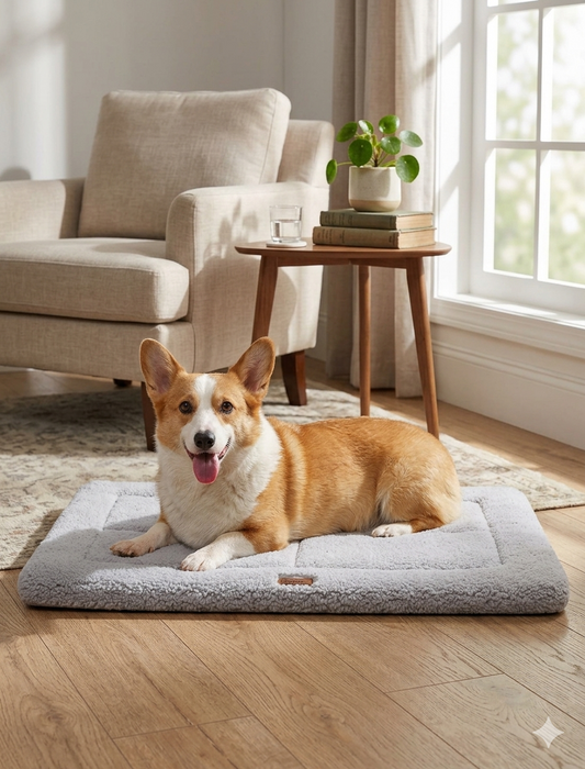 ComfyPup Reversible Dog Mat for Medium Small Canines