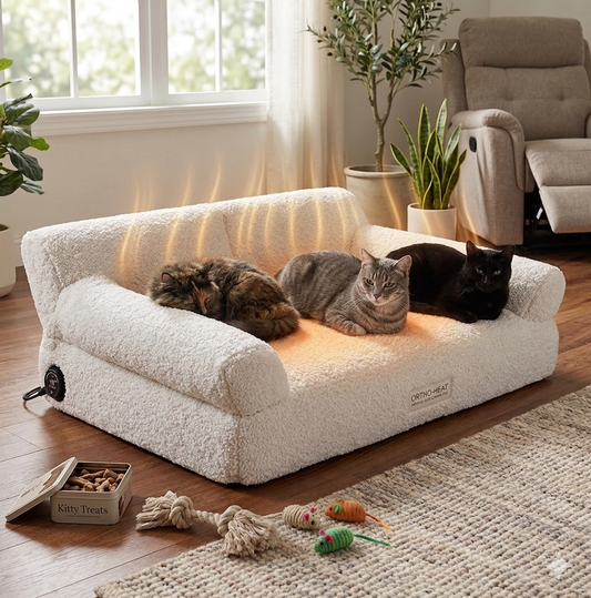 Thirdream Orthopedic Heated Cat Couch